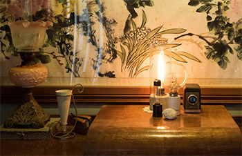 Lamp and Table